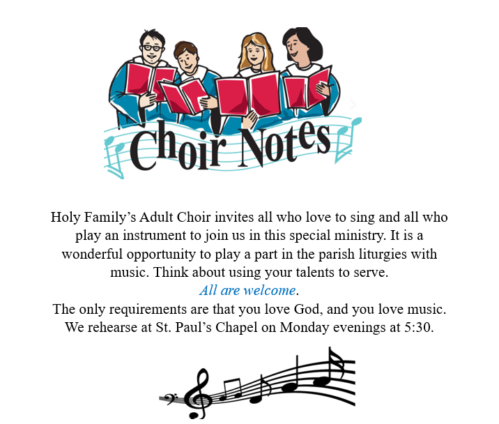 Adult Choir Invite