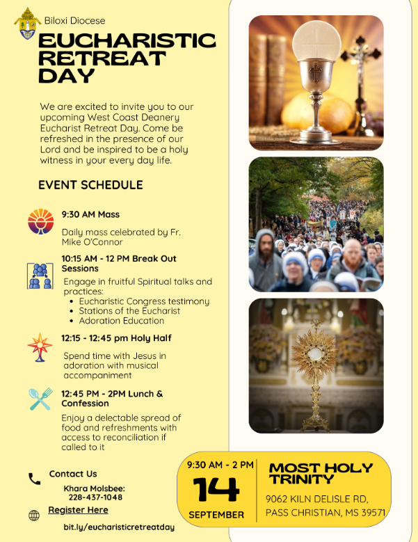 Eucharistic Retreat Day – Sept 14